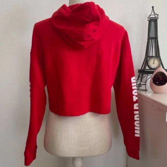 Justin Bieber x Divided H&M | Purpose World Tour Cropped Hoodie | Size XS - Picture 6 of 9